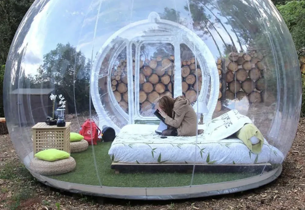 see through bubble tent