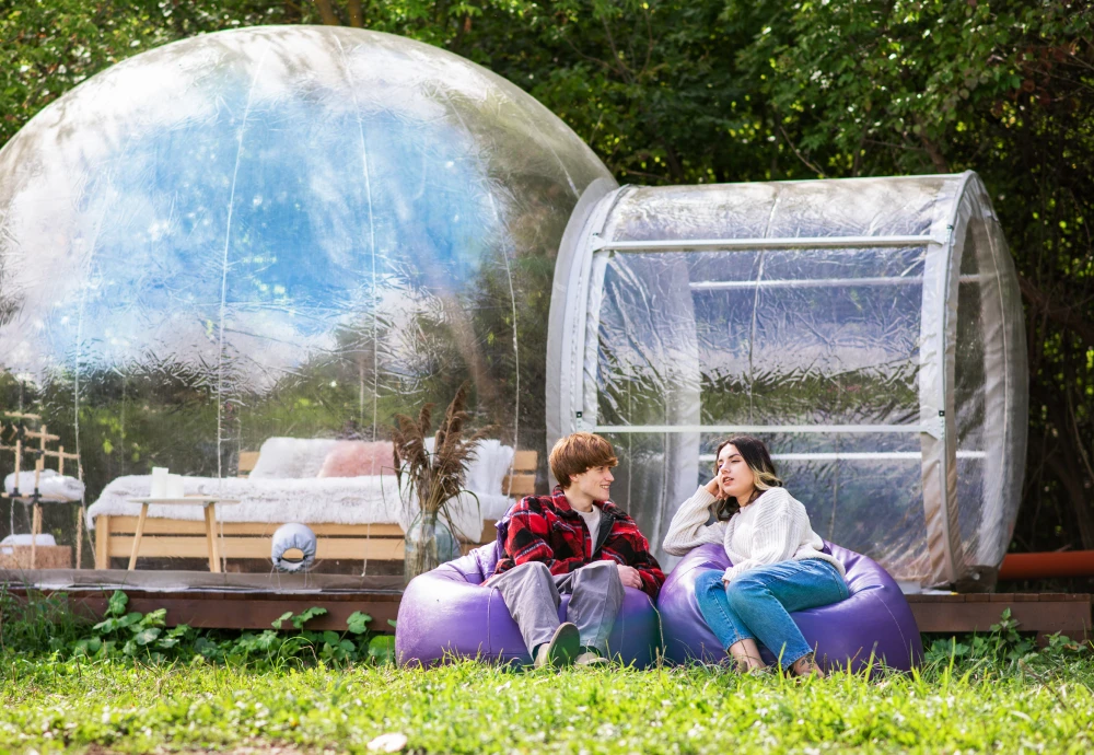 clear bubble tents